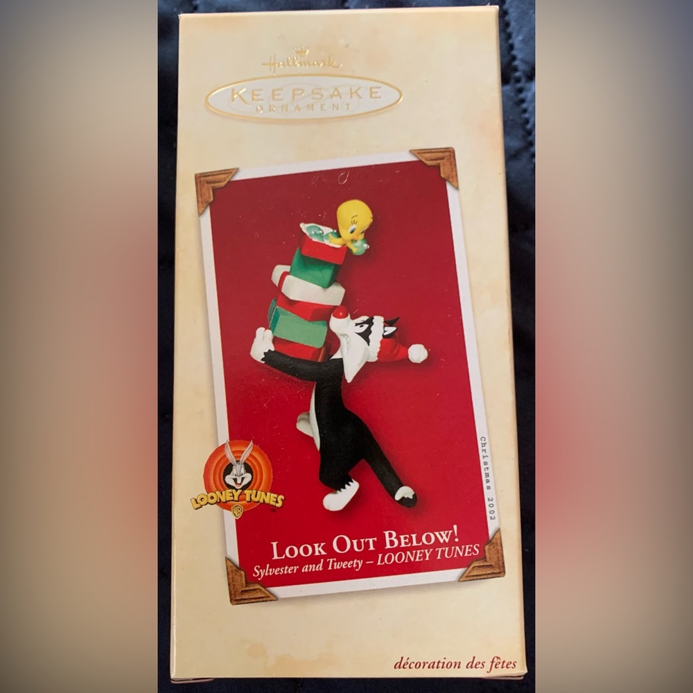 Hallmark Keepsake Ornament Sylvester & Tweety Looney Tunes like new condition